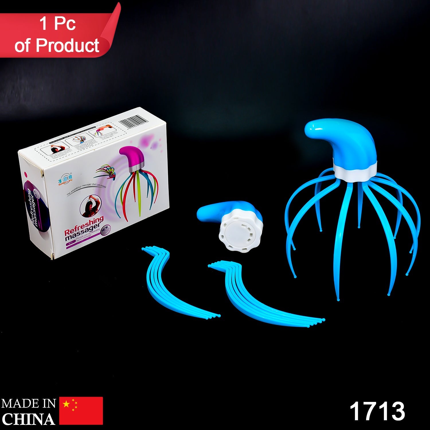 1713 Super Life refreshing Head Massager Hand Grip DeoDap 1713 Super Life refreshing Head Massager Hand Grip DeoDap